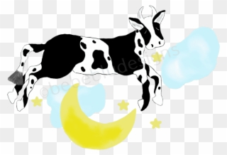 Cow Jumping Over Moon Better Legs - Dairy Cow Clipart