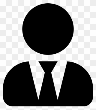 Open - Man With Tie Icon Clipart