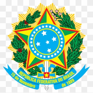 Address And Map - Brazil Coat Of Arms Clipart
