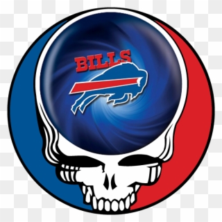 Buffalo Bills Skull Logo Iron On Stickers Heat Transfer - Grateful Dead Steal Your Face Clipart