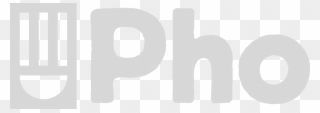 Pho Logo Light Grey - Dog Licks Clipart