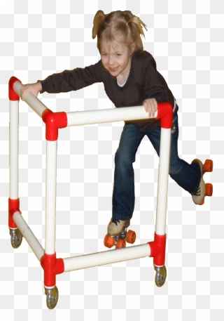 -we Have Skate Trainers If They Need Extra Help - Skating Child Walker Clipart