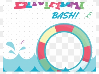 Pool Clipart Splash Pool - Birthday - Png Download