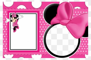 Minnie Mouse Pink Png - Minnie Mouse Frame Png Clipart