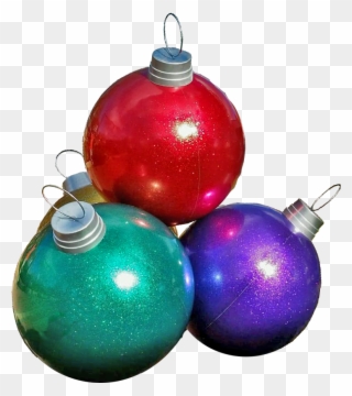 751 X 912 9 - 4 Ball Ornament Stack Clipart