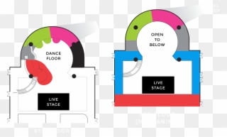 Multi-level Floorplans - New Years Eve Times Square Stage Map Clipart