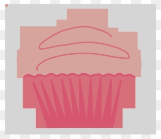 Cupcake Clip Art Black And White Apple Muffin Clipart - Cupcake - Png Download
