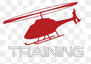 White Heli Training Button - Helicopter Rotor Clipart