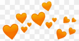 Coronadecorazones Sticker - Snapchat Heart Filter Png Clipart