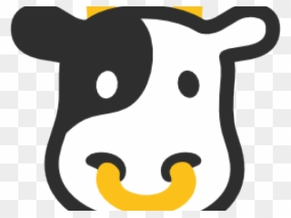 Emoji Clipart Cow - Emoji Cow - Png Download