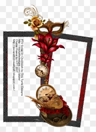 Escape Reality Ftu 'clockwork' Cluster - Floral Design Clipart
