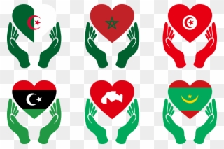 Download Icons Flags Alittihad Almaghribi Svg Eps Png - Algeria Flag Clipart