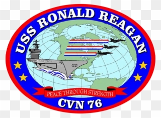 Ronald Reagan Png - Uss Ronald Reagan Cvn 76 Logo Clipart