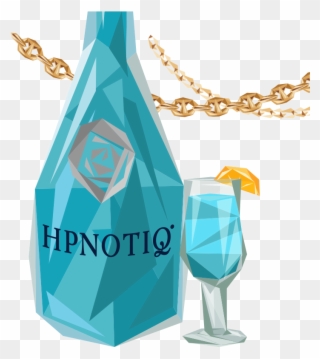 Home Bottle Bluebreeze Mobile - Hypnotic Liquor Logo Png Clipart
