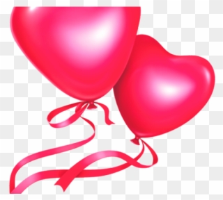 Valentine`s Day Clipart Heart Shaped Balloon - Birthday Decoration Items Png Transparent Png