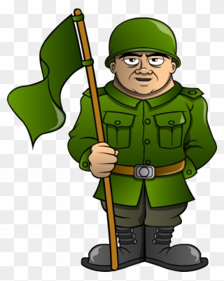 Wwii Soldier - Triviador Mundo Soldado Clipart