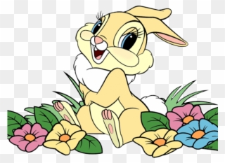 Thumper Cliparts - Miss Bunny From Bambi Cute - Png Download