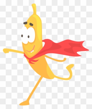You Get Access To Our Brilliant Patreon Feed - Banana Superhero Clipart