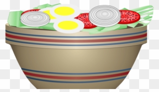 Bowl Clipart Salad Bowl - Salad - Png Download