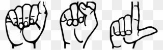 To Sign Or Not To Sign There Is No Question - American Sign Language Clipart