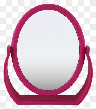 Soft Touch Oval Standing Mirror 1x/7x - Circle Clipart