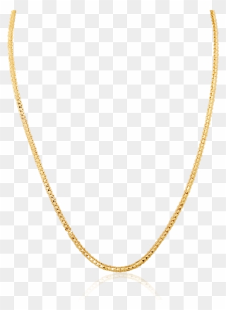 Charming Gold Interlink Chain - Yellow Gold Diamond By The Yard Necklace Clipart
