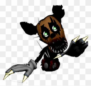 Nightmare Face - Fnati The Face Png Clipart