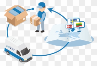 The Shipping Cost Depends On The Weight, Size, Pick - Packing Delivery Service Clipart