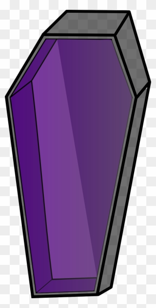 Sarcophago Purple Vampire - Coffin Clipart - Png Download