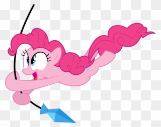 Pinkie Pie, Rope, Safe, Smiling, Swinging Clipart