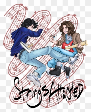 Strings Attached “in Which High School Students Mike, - Illustration Clipart