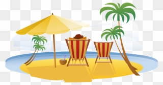 Beach Vacation Seaside Resort Travel - Summer Vacation Png Clipart