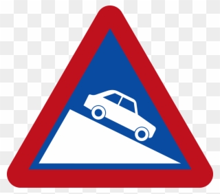 Steep Descent Ahead Clipart