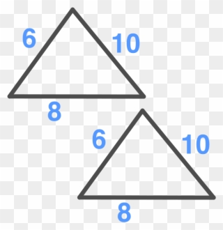 Triangles Are Congruent If All 3 Pairs Of Corresponding - Triangle Clipart