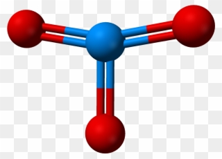 Uranium Trioxide Pyykko 3d Balls A - Molécule Trioxyde D Uranium Clipart