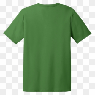 Clipart Shirt Green Shirt - Apple Green Tshirt Back - Png Download