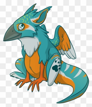 Baby Kingfisher~ - Cartoon Clipart