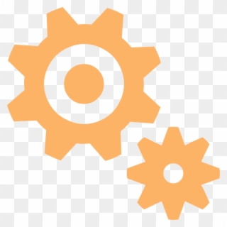 Custom Fabrication Showcase - Cogs Icon Png Clipart