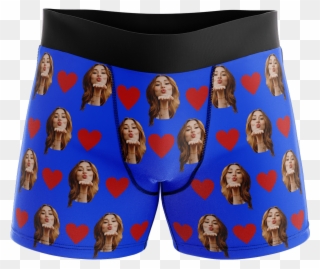 Put Your Face On Boxers - Custom Face Boxers Clipart