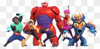 Big Hero 6 Characters In Full Armour - Big Hero 6 Clipart