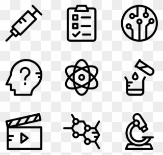 Science And Technology - Contact Icons Clipart