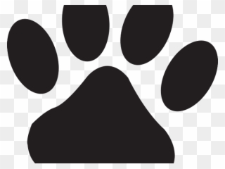 Husky Clipart Bear Paw - Cat Paw Print Small - Png Download