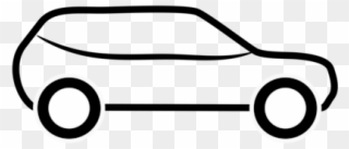 Car Computer Icons Drawing Vehicle Black And White - Car Clipart