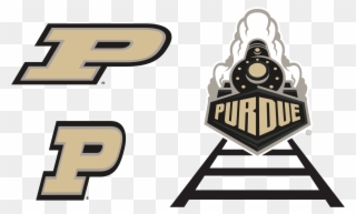 Example Showing How Not To Distort Or Combine Logos - Fathead Purdue Boilermakers Train Logo Clipart