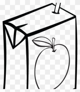 Juice Box Clip Art 358ra Apple Juice Box Clip Art From - Juice Box Clipart Black And White - Png Download