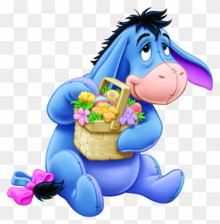 Pooh - Eeyore Easter Clipart