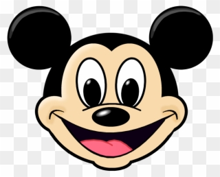 Mickey Mouse Head Vector - Mickey Mouse Face Transparent Clipart
