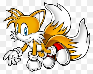 Sonic And Tails Clipart Clipartfox - Sonic Adventure Tails Art - Png Download