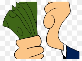 Money Clipart Counter - Hand In Money Animation - Png Download