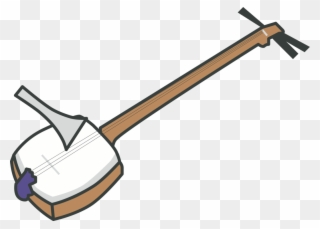 Instrument Clipart Shamisen - Japanese Musical Instruments - Png Download